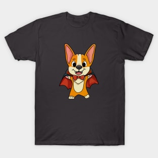 Vintage Corgi Vampire T-Shirt